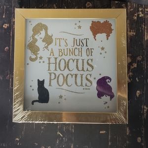 Hocus Pocus glitter icon shadow box spirit halloween Sanderson sisters binx 2021